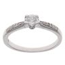18ct White Gold 0.33ct Brilliant Cut Diamond Solitaire Ring