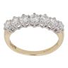 18ct Yellow Gold 1.00ct Brilliant Cut Diamond Severn Stones Ring