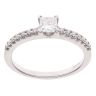 9ct White Gold 0.70ct Brilliant Cut Lab Grown Diamond Cluster Ring
