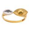 22ct Yellow and White Gold Fancy Ring