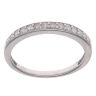 9ct White Gold 0.20ct Brilliant Cut Diamond Eternity Ring