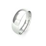Platinum Traditional Court Wedding Band 6mm