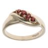 9ct Yellow Gold Fire Opal Four Stone Ring