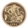 1982 Elizabeth II Decimal Portrait UK Half Sovereign Coin