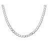 Silver Curb Chain 24" By Icesia
