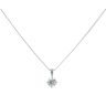 Platinum 0.80ct Brilliant Cut Diamond Pendant And Chain 16"