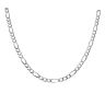 Silver Figaro Chain 24" By Icesia