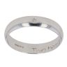 9ct White Gold 0.02ct Diamond Wedding Band 4mm