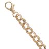 9ct Yellow Gold Cubic Zirconia Belcher Bracelet 8.5"