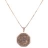 9ct Rose Gold Locket Pendant and Chain 28"