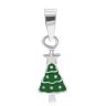 Silver 5x9mm Tree Pendant and Chain 18"