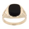 9ct Yellow Gold Onyx Signet Ring