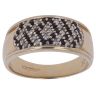 9ct Yellow Gold 0.20ct Diamond and Sapphire Fancy Ring