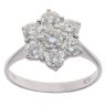 18ct White Gold 1.50ct Brilliant Cut Diamond Cluster Ring