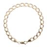 9ct Yellow Gold Curb Bracelet 8"