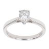 18ct White Gold Pear Drop 0.75ct Diamond Solitaire Ring