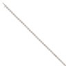 9ct White Gold 2.75ct Diamond Tennis Bracelet 7"