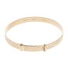 9ct Yellow Gold Children's Expanding Patterned Bangle