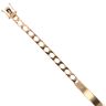 9ct Yellow Gold ID Curb Bracelet 7.5"