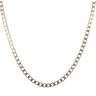 9ct Yellow Gold Plain Curb Chain 20"