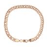 14ct Yellow Gold Double Curb Bracelet 7"