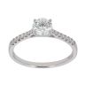 9ct White Gold 1.00ct Brilliant Cut Lab Grown Diamond Solitaire Ring