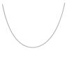 Silver Diamond Cut Curb Chain 18" by Icesia
