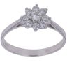18ct White Gold 0.40ct Brilliant Cut Diamond Cluster Ring