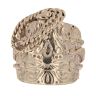 9ct Yellow Gold Patterned Saddle Ring