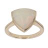 14ct Yellow Gold Opal Single Stone Ring