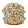 9ct Yellow Gold Four Row Keeper Ring
