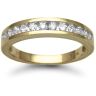 9ctYellow Gold 0.50ct Channel Set Half Eternity Ring
