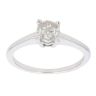 18ct White Gold 0.60ct Triangular Cut Diamond Cluster Ring
