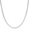 14ct White Gold 5.00ct Brilliant Cut Diamond Chain 32"
