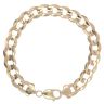 9ct Yellow Gold Curb Bracelet 8"