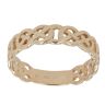 9ct Yellow Gold Plain Celtic Ring