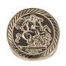 9ct Yellow Gold St George Coin Ring
