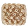 9ct Yellow Gold Five Row Keeper Ring