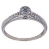 9ct White Gold 0.25ct Brilliant Cut Diamond Cluster Ring