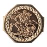9ct Yellow Gold 2016 Elizabeth II Full Sovereign Coin Ring