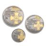 2018 The Armistice Centenary Remembrance Gold Gallantry Tristan Da Cunha Sovereign Set of 3 Coins Proof Boxed