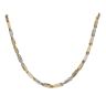 14ct Yellow And White Gold Oval Link 24" Chain