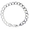 Silver Curb Bracelet 8"