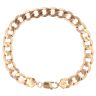 9ct Yellow Gold Curb Bracelet 9"