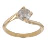 18ct Yellow Gold 1.00ct Brilliant Cut Diamond Solitaire Ring