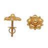 22ct Yellow Gold Floral Stud Earrings