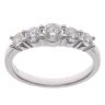 18ct White Gold 1.04ct Brilliant Cut Diamond Five Stone Ring