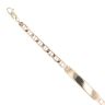 9ct Yellow Gold Anchor ID Bracelet 7.5"