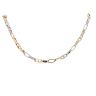 14ct Yellow and White Gold Chain 24"
