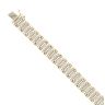 9ct Yellow Gold Cubic Zirconia Watch Style Bracelet 8.5"